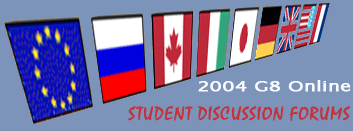 Student Discussion Forums:  G8 Online 2004 Program