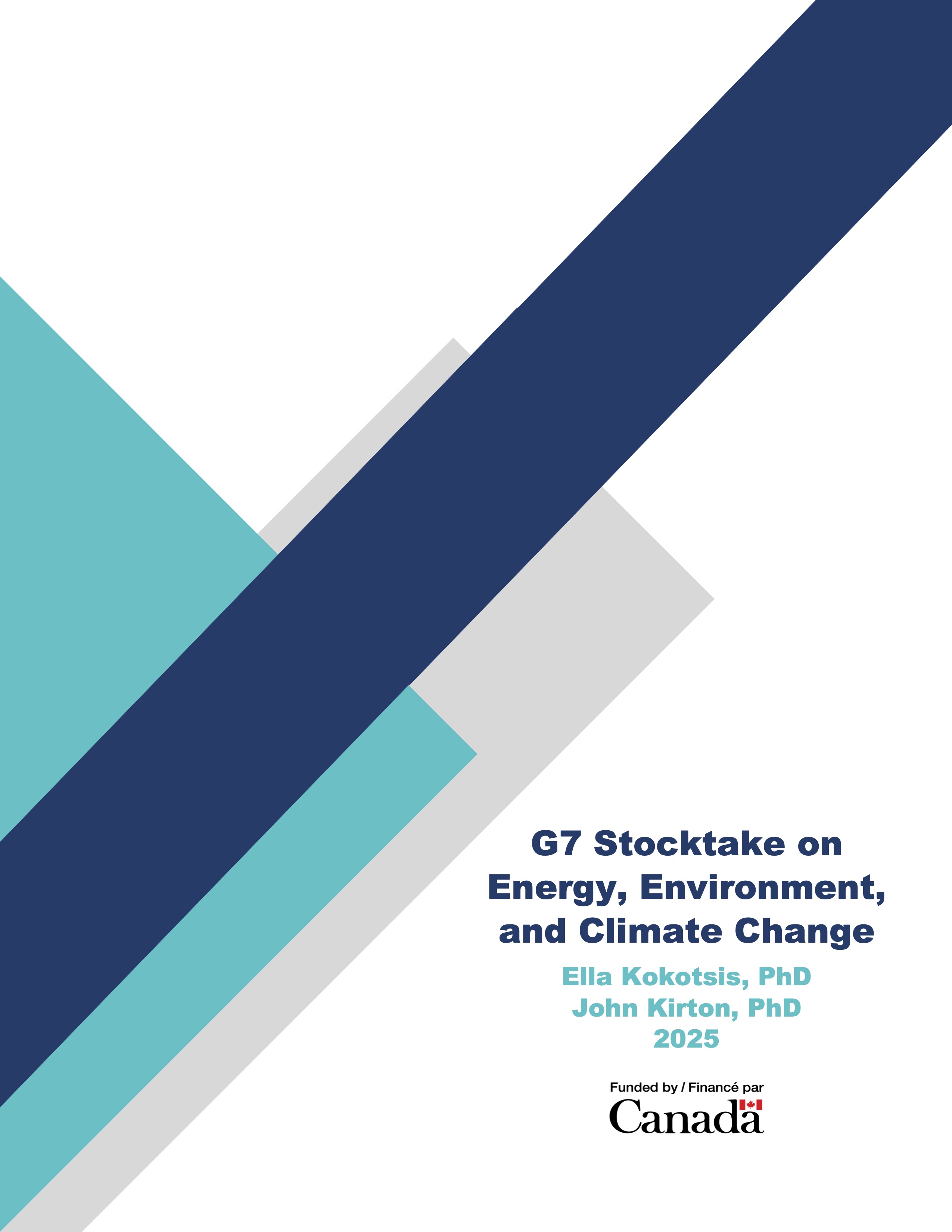 Report cover with title