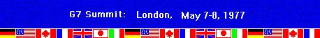 G7 Summit -- London, May 7-8, 1977
