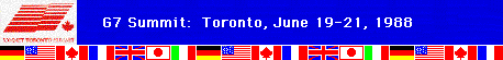 G7 Summit, Toronto, 1988